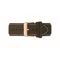 OAKWOOD BROWN/ ROSE GOLD 22MM TLB-AC004